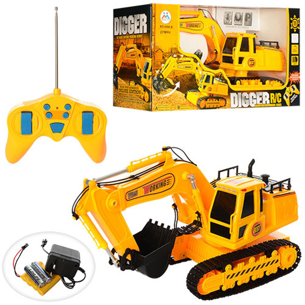 

Экскаватор на радиоуправлении Brother Toys подвижной ковш поворот кабины 8896B
