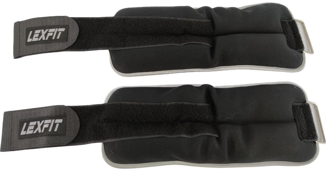 

Утяжелители для рук и ног USA Style LEXFIT 2 шт по 2 кг Черные (LKW-1215-2)