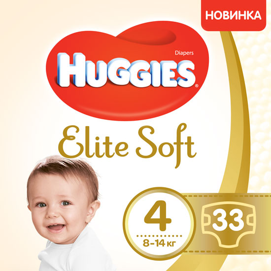 

Підгузники дитячі Huggies 384304 Elite Soft 4 8-14кг (bc-343339)