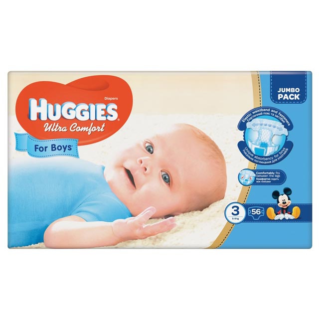 

Підгузники дитячі Huggies 305986 Ultra Comfort 3 5-9кг BOY (bc-345283)