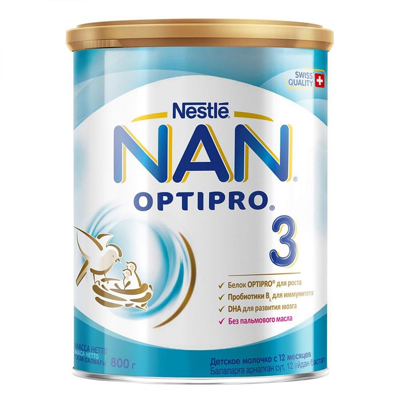 

Дитяче молочко NAN 3 з 12 міс 800 г (bc-343695)