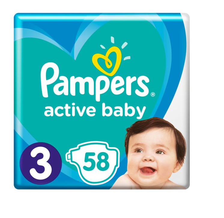 

Підгузники дитячі Pampers Active baby 3 6-10 кг (bc-344694)