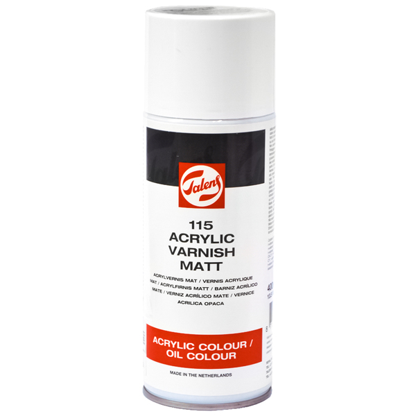 

Лак покривний акриловий для живопису, Матовий (115), аерозоль 400мл, Royal Talens (95165115)