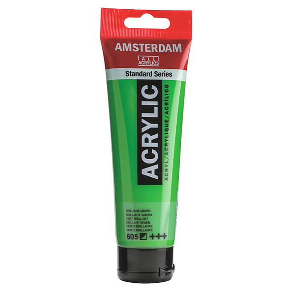 

Краска акриловая AMSTERDAM 120 мл (605) Диамантовый зеленый (17096052)