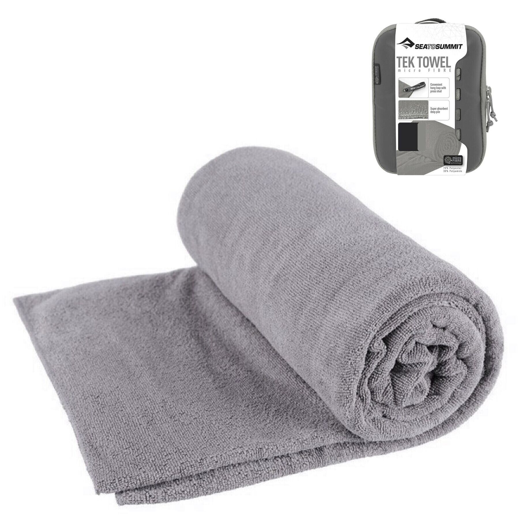 

Полотенце Sea To Summit Tek Towel L Grey (1033-STS ATTTEKLGY)