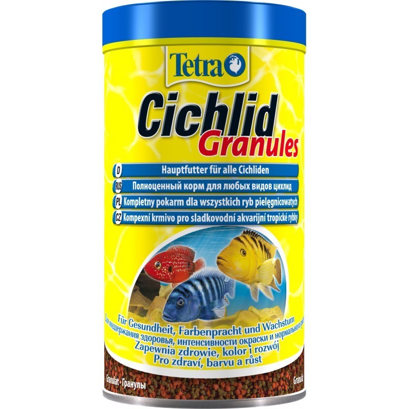 

Корм Tetra Cichlid Granules для аквариумных рыб в гранулах 500 мл