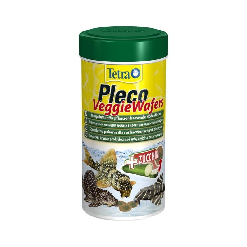 

Корм Tetra Pleco Veggie Wafers для аквариумных рыб сомов 250 мл