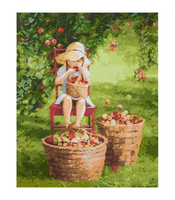

Картина по номерам Идейка КНО4788 40*50 cм Яблочки