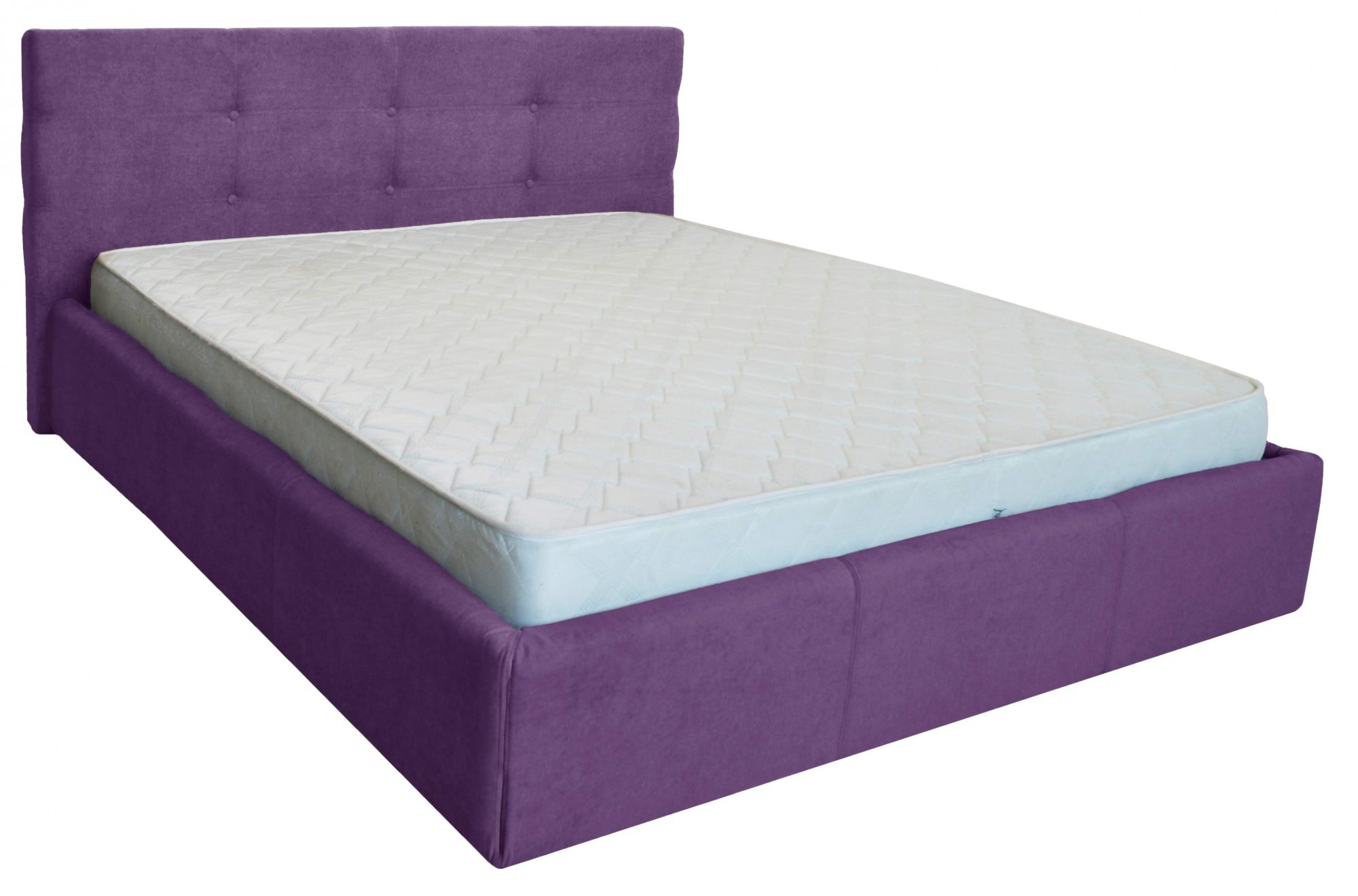 

Кровать Manchester VIP 140 х 200 см Мисти Dark Violet С дополнительной металлической цельносварной рамой Фиолетовая