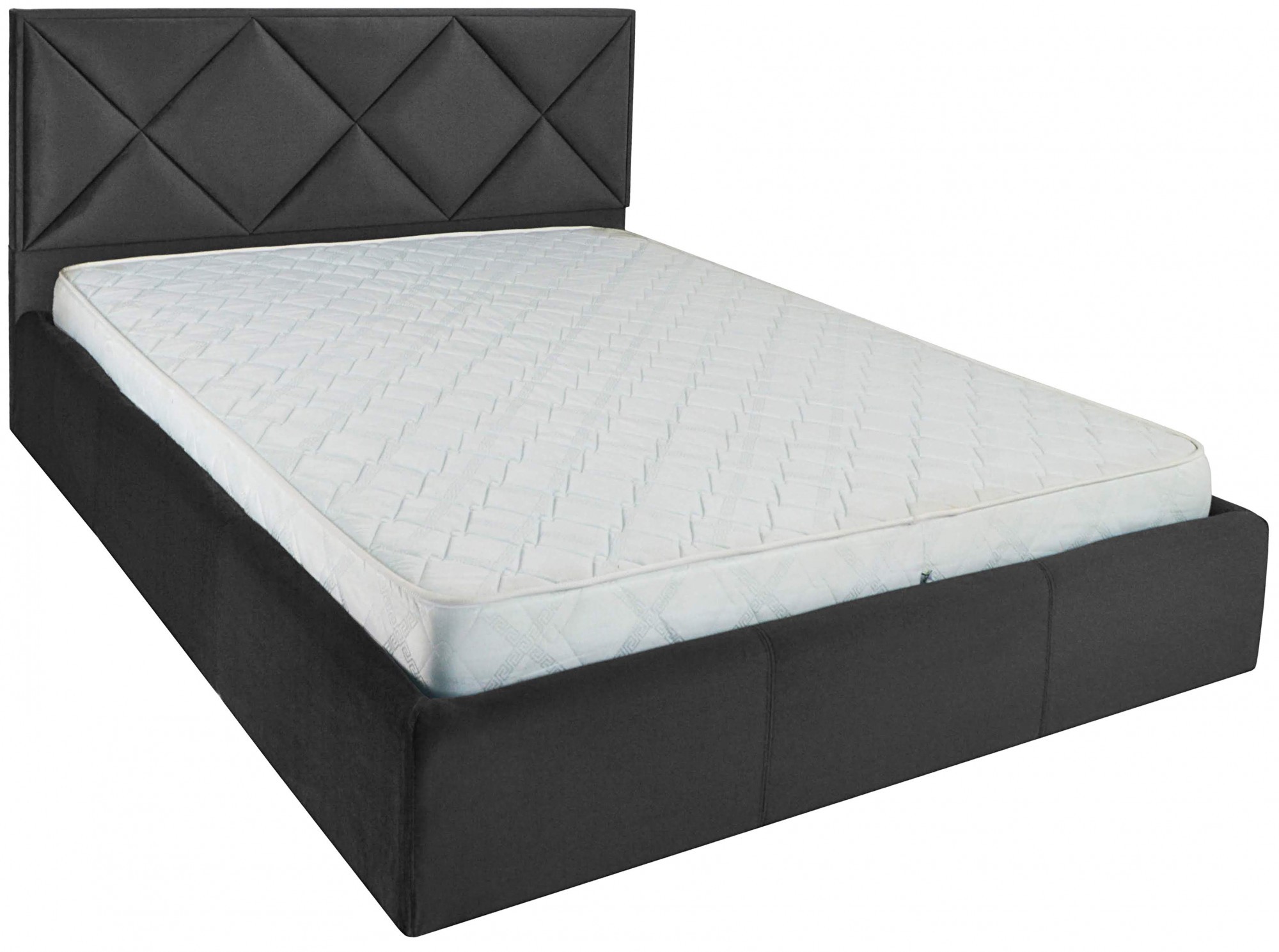 

Кровать Двуспальная Leeds VIP 180 х 190 см Missoni 009 С дополнительной металлической цельносварной рамой Темно-серая