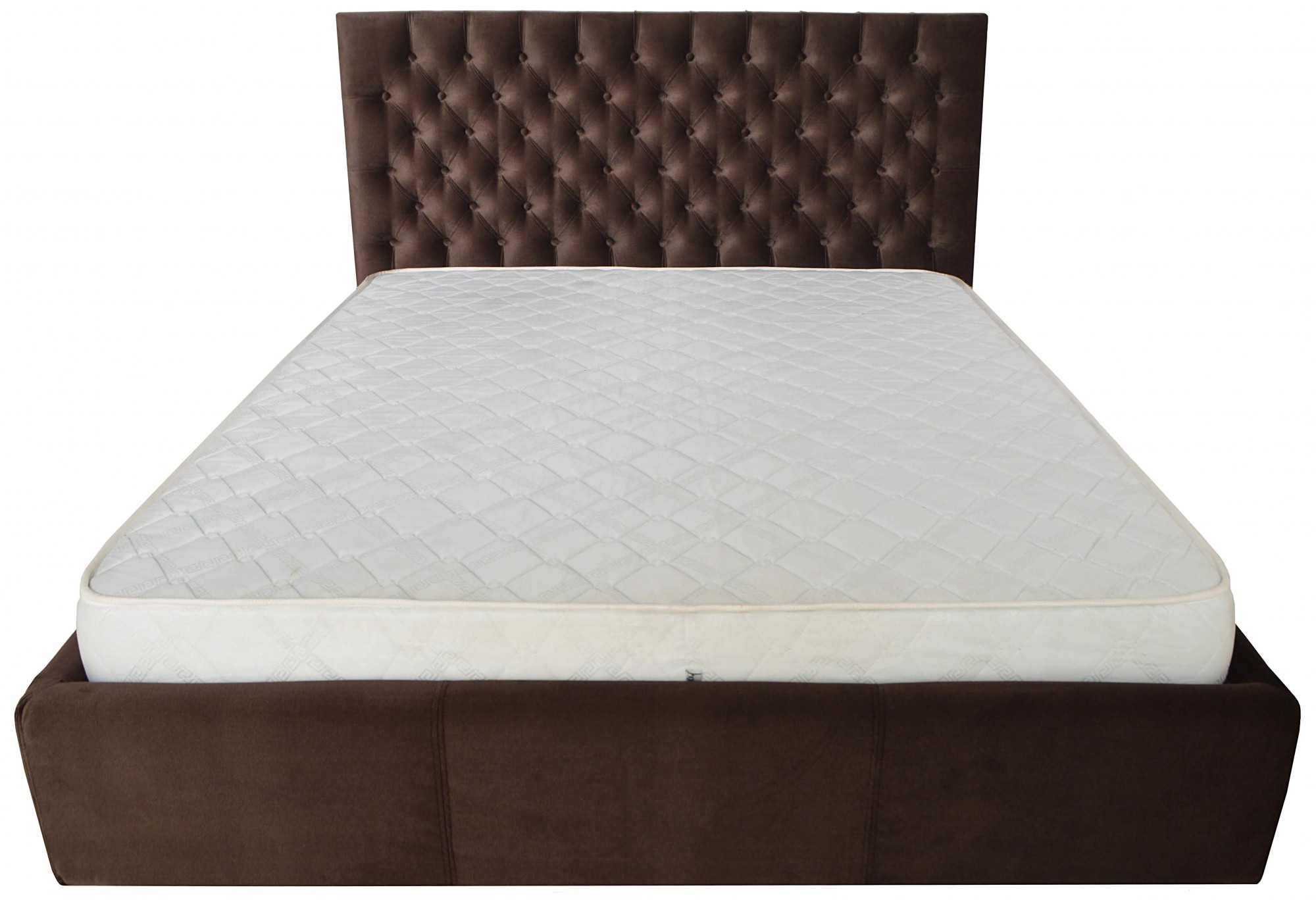

Кровать Cambridge VIP 140 х 200 см Missoni 011 С дополнительной металлической цельносварной рамой Темно-коричневая