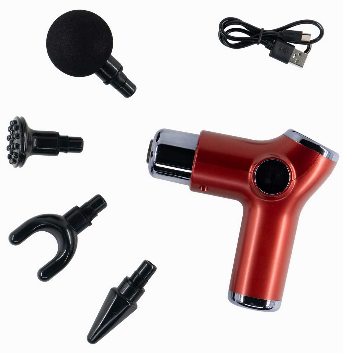 

Массажер перкуссионный Berger Body Relax Gun Red