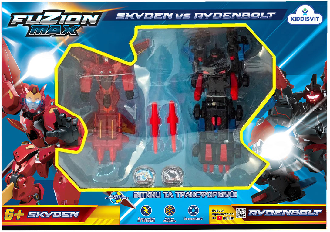 

Игровой набор Fuzion Max Скайден и Райденболт (54021)