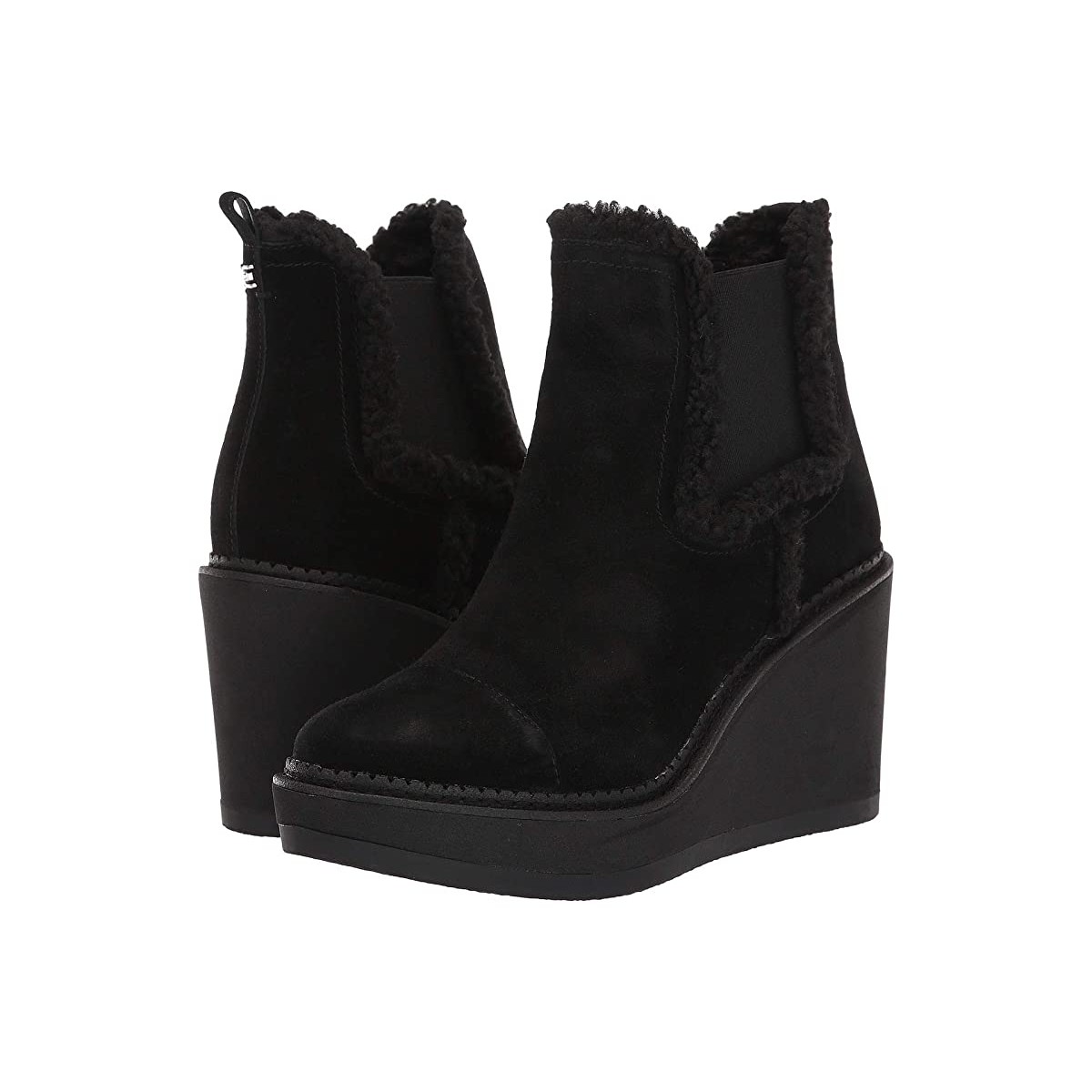 

Челси Sam Edelman Reagan Black Velutto Suede Leather/Faux Fur, 40.5 (275 мм)