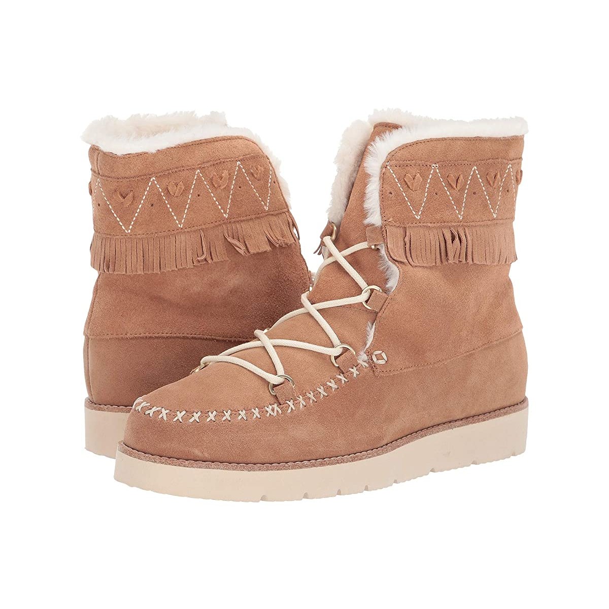 

Ботинки Jack Rogers Vera Suede Lace-Up Boot Camel, 37.5 (220 мм)