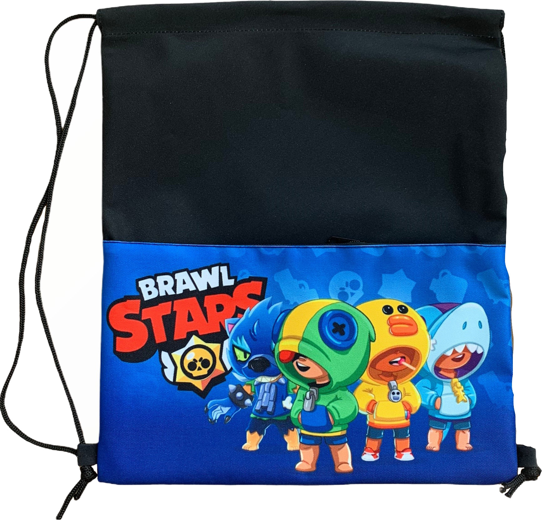 

Рюкзак мешок для сменки с карманом Brawl Stars Герои (0-000449)