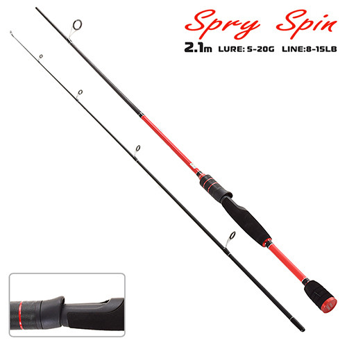 

Спиннинг штекерный лайт "Spry spin" 2.1м 5-20г 2к SF23950