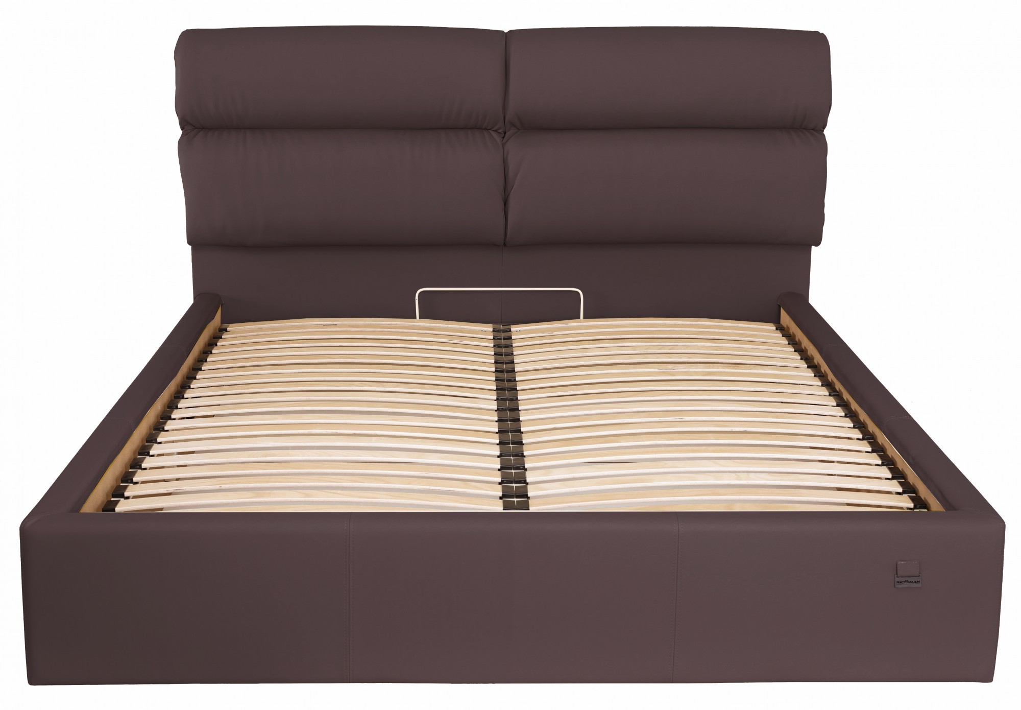 

Кровать Двуспальная Oxford VIP 180 х 200 см Fly 2231 С дополнительной металлической цельносварной рамой Серая Темно-коричневая