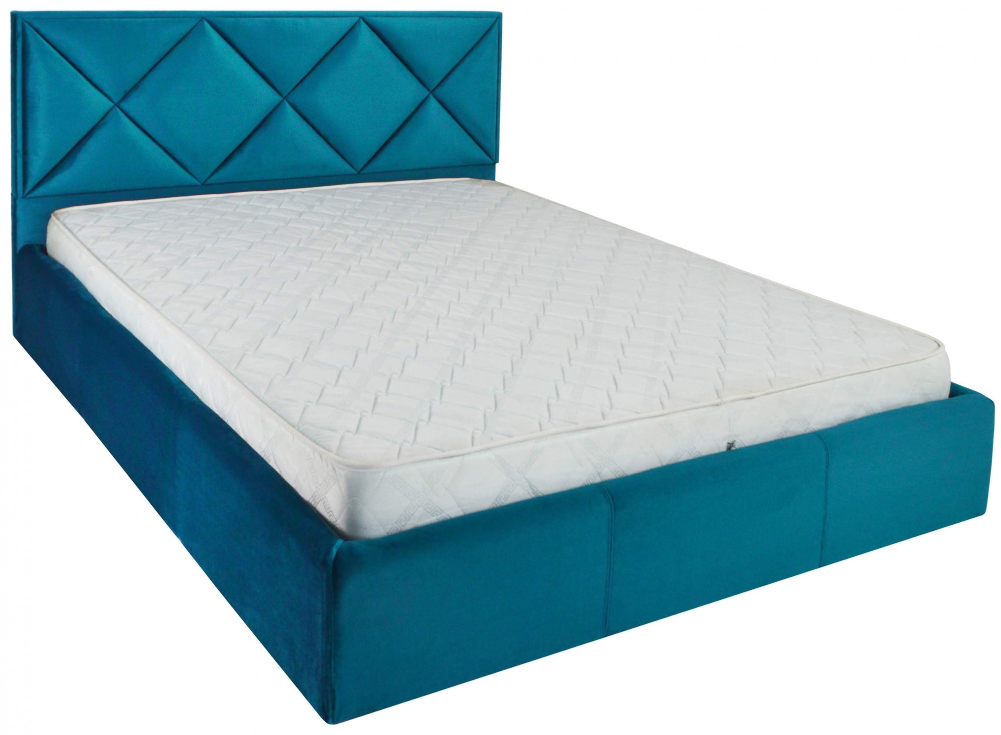

Кровать Двуспальная Leeds VIP 160 х 190 см Missoni 016 С дополнительной металлической цельносварной рамой Голубая