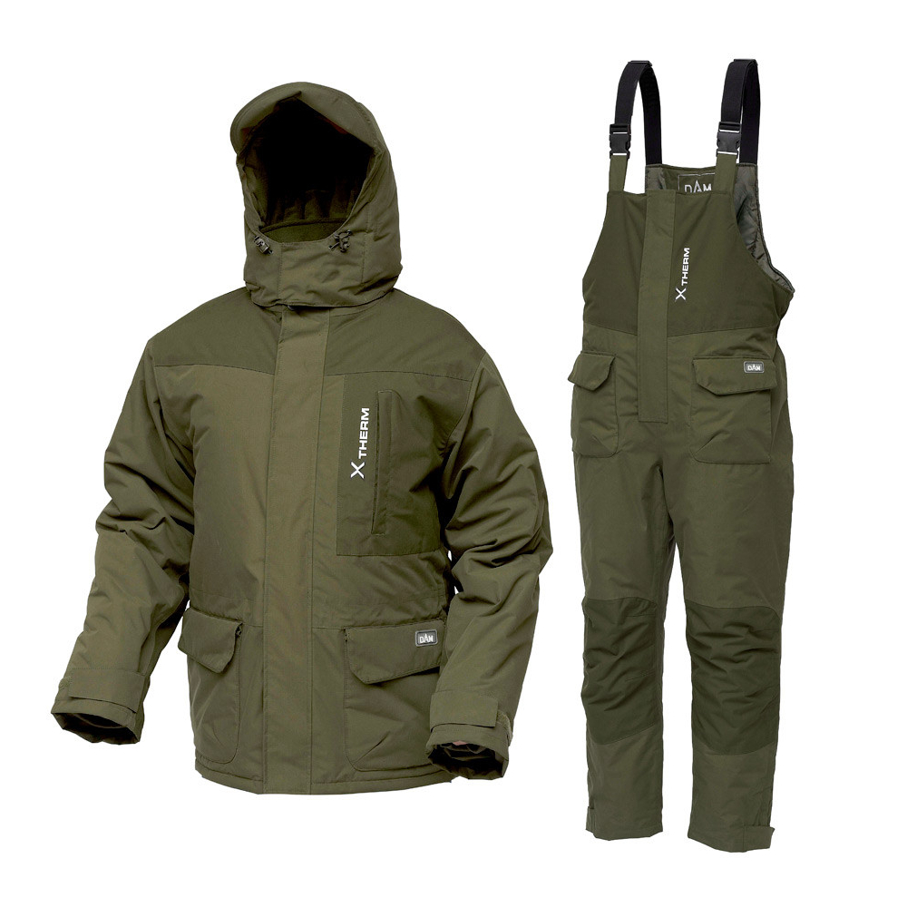 

Костюм DAM Xtherm Winter Suit куртка+полукомбинезон -20°, Костюм DAM Xtherm Winter Suit куртка+полукомбинезон -20° M