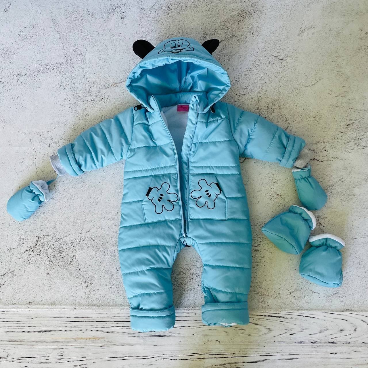 

Демисезонный комбинезон Mickey голубой 86 см