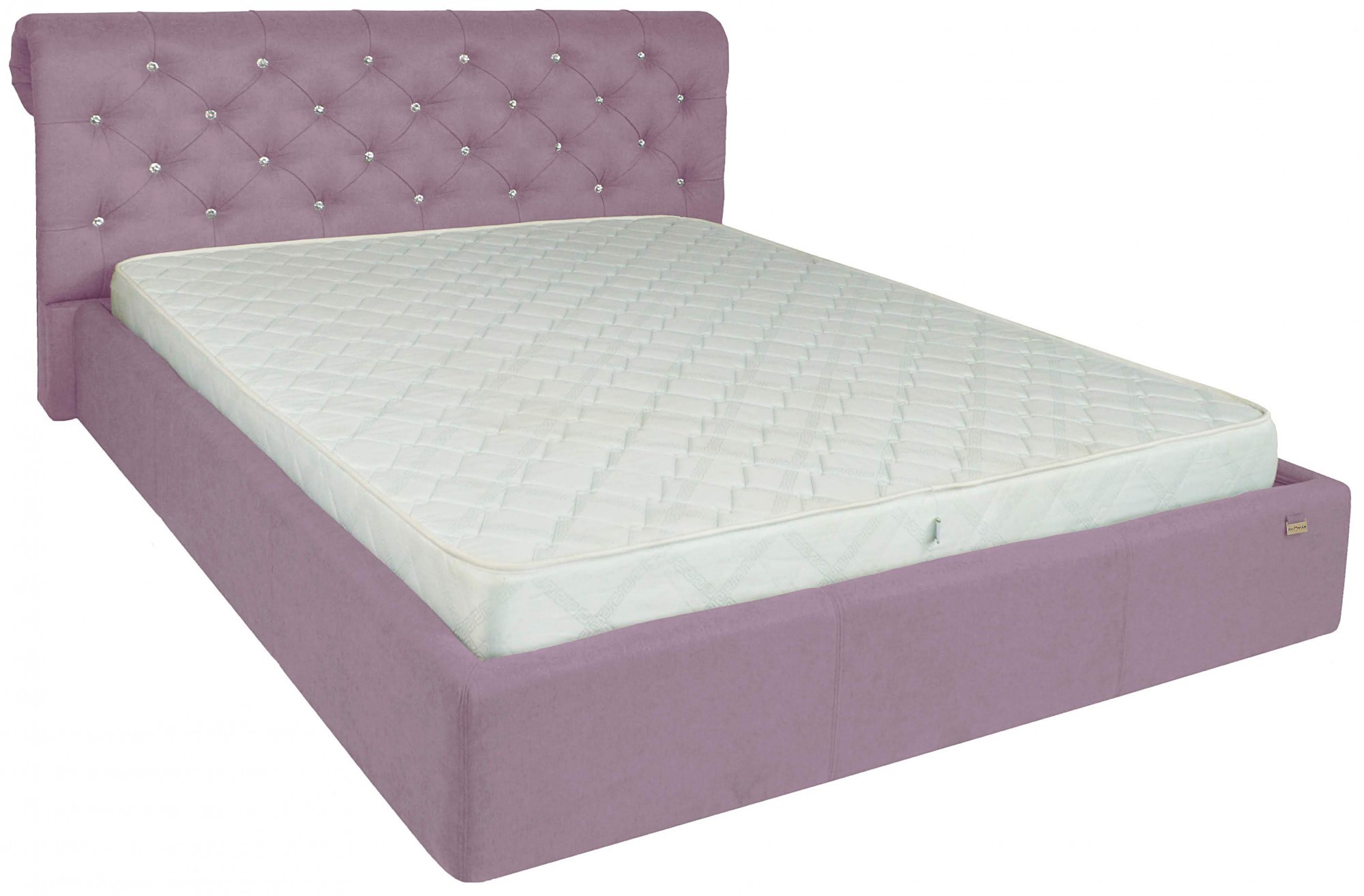 

Кровать Двуспальная London VIP 160 х 190 см Fibril 24 C1 С дополнительной металлической цельносварной рамой Темно-розовая