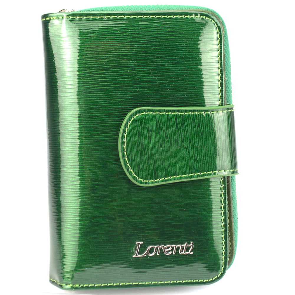 

Женский кожаный кошелек маленький зеленый Lorenti 76115-SH green
