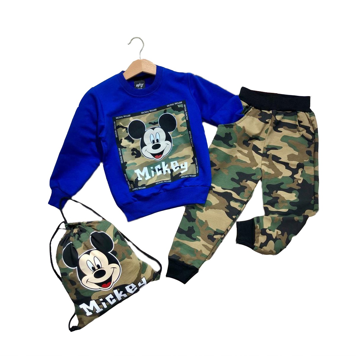 

Легкий костюм (кофта, штаны, сумка) Disney Mickey Mouse (Микки Маус) 104 см Разноцвет TRW55220285