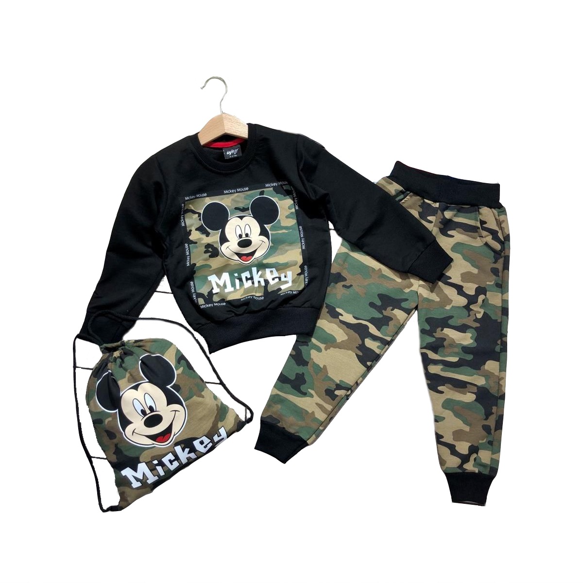

Легкий костюм (кофта, штаны, сумка) Disney Mickey Mouse (Микки Маус) 104 см Разноцвет TRW55220286
