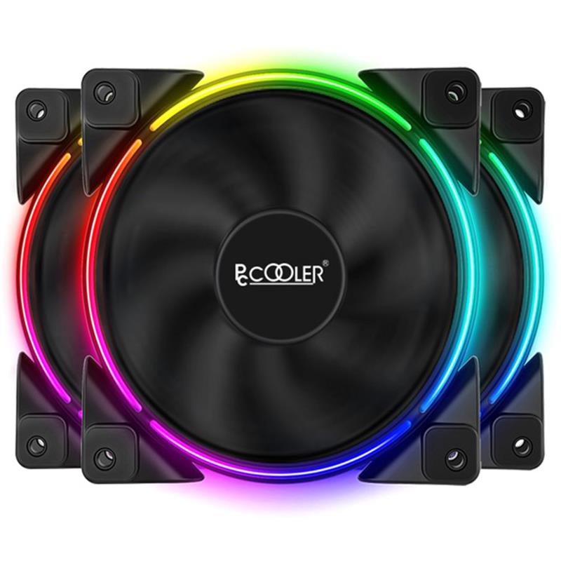 

Вентилятор PCCooler Corona FRGB 3in1; 120х120х25 мм, 4-pin