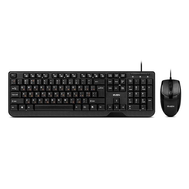 

Комплект (клавиатура, мышь) Sven KB-S330C Black USB UAH