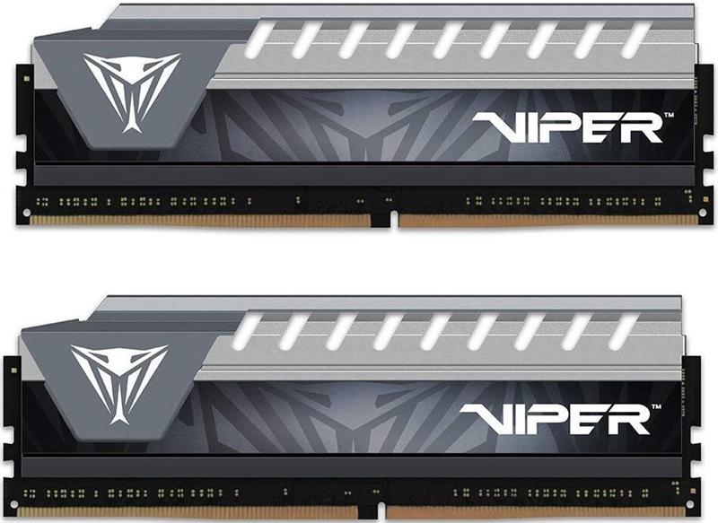 

DDR4 2x16GB/2666 Patriot Viper Elite Black/Gray (PVE432G266C6KGY)