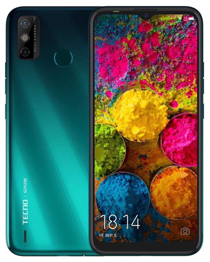 

Смартфон Tecno Spark 6 Go (KE5) 2/32GB Dual Sim Ice Jadeite