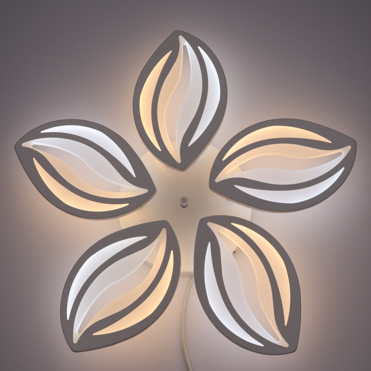 

Люстра Sunnysky потолочная Led с пультом Белый 9х55х55 см YR-A2325/5-wh-YV