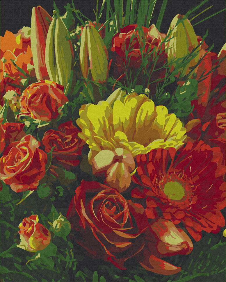 

Картина по номерам Art Craft "Экспрессивный букет" 38*50 см 13117-AC-RY