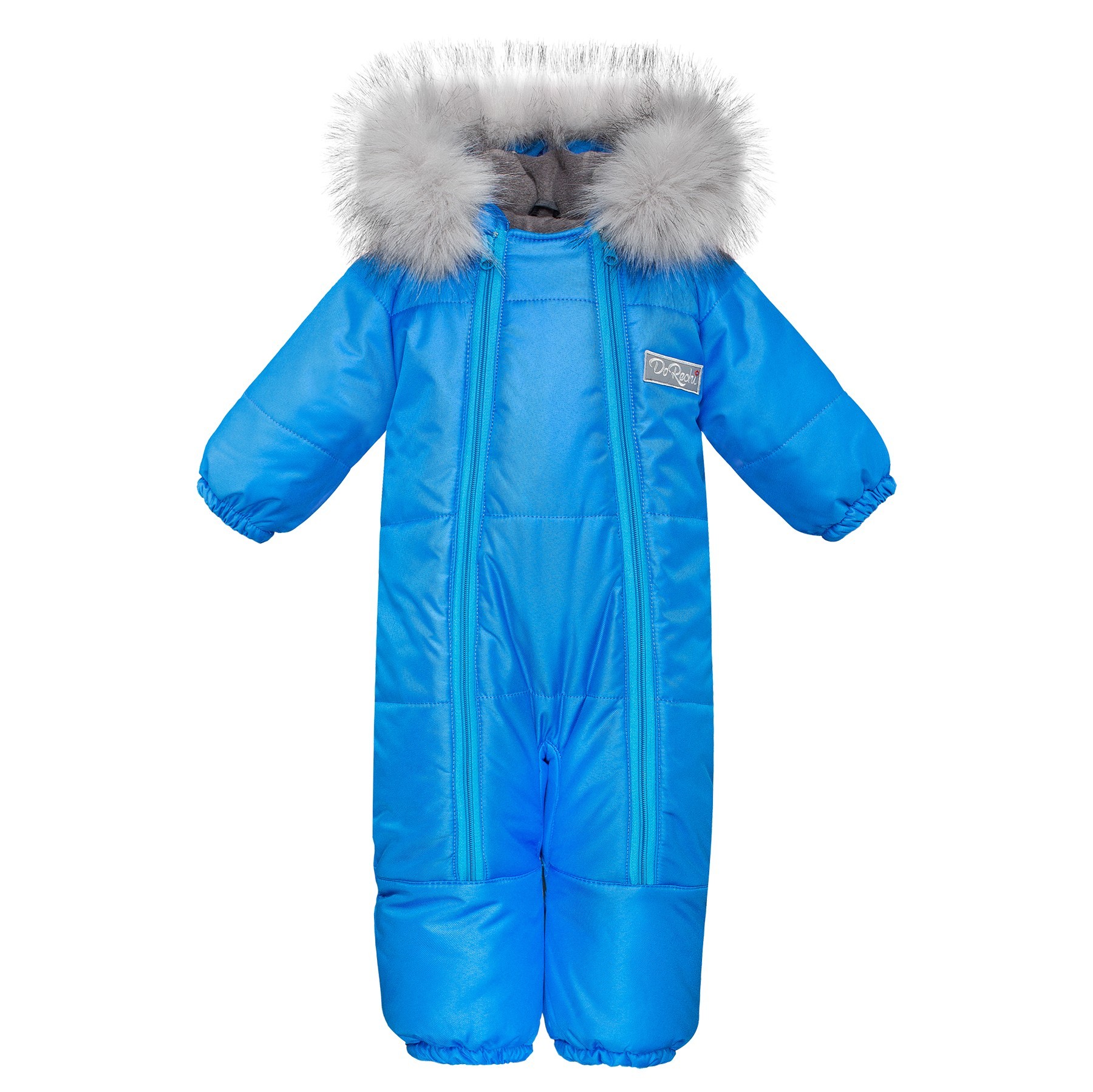 

Зимний комбинезон DoRechi Discoveri Blue Fur 74-80 см Голубой с опушкой (1900/74)