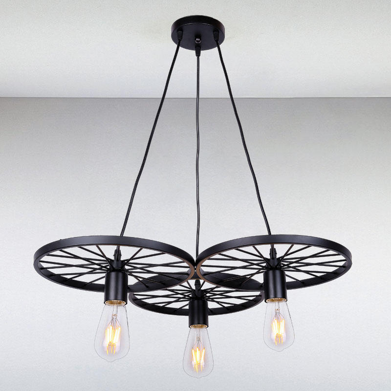 

Люстра подвесная Light House LS-14602-3 BK черная