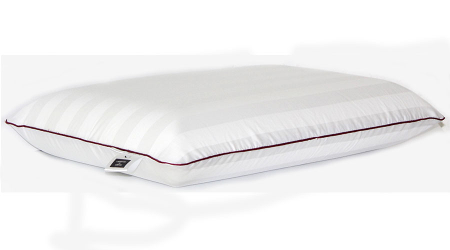 

Подушка ортопедическая MirSon №7001 Elite Noble stripe Royal Pearl Women 59х43х10 см италия, пена memory soft