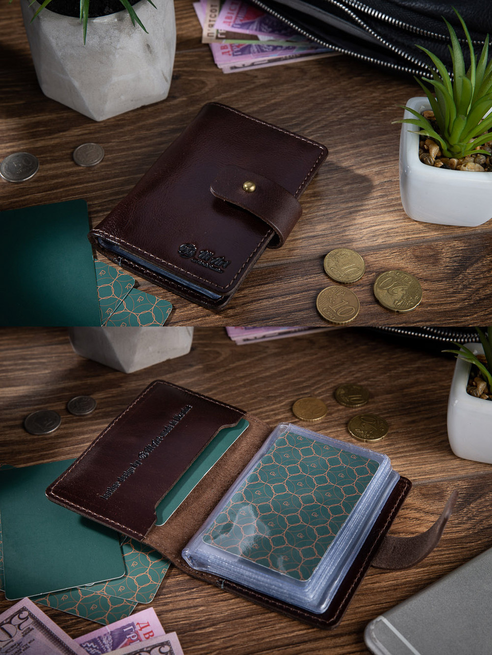 

КартХолдер HiArt CH-02-C19-1314-000 Crystal Brown Silk