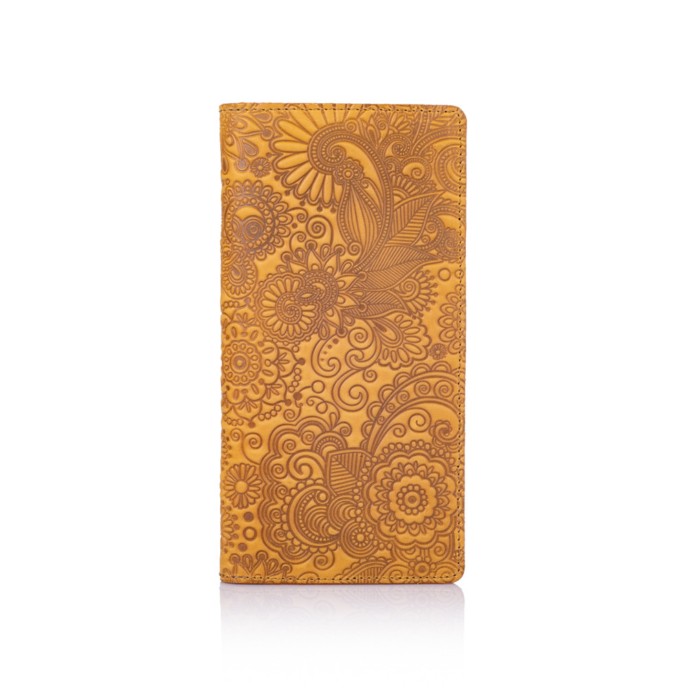 

Бумажник HiArt WP-05-S19-1431-T005 Shabby Сognac "Mehendi Art"