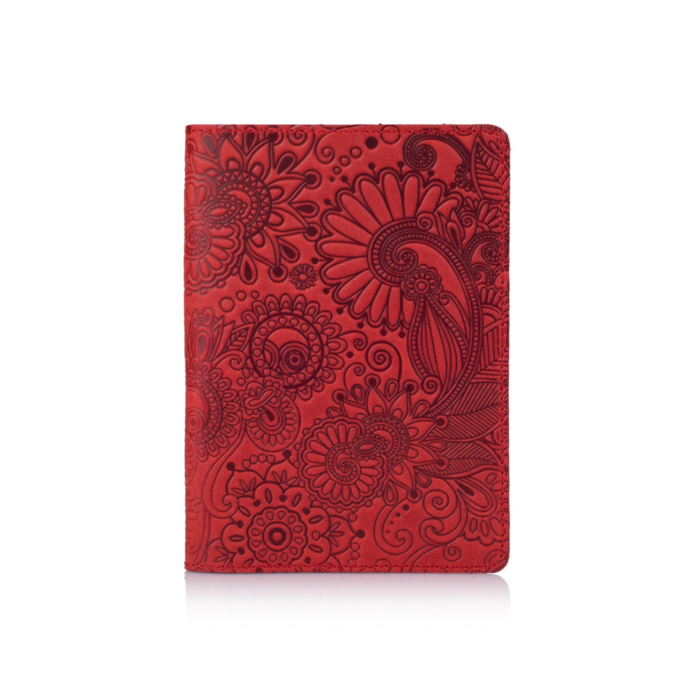 

Обложка для паспорта HiArt PC-02-S18-1440-T005 Shabby Red Berry "Mehendi Art"