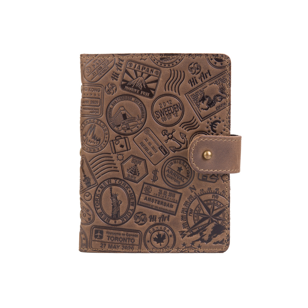 

КартХолдер HiArt CH-06-S19-1020-T007 Shabby Light Brown "Let's Go Travel"