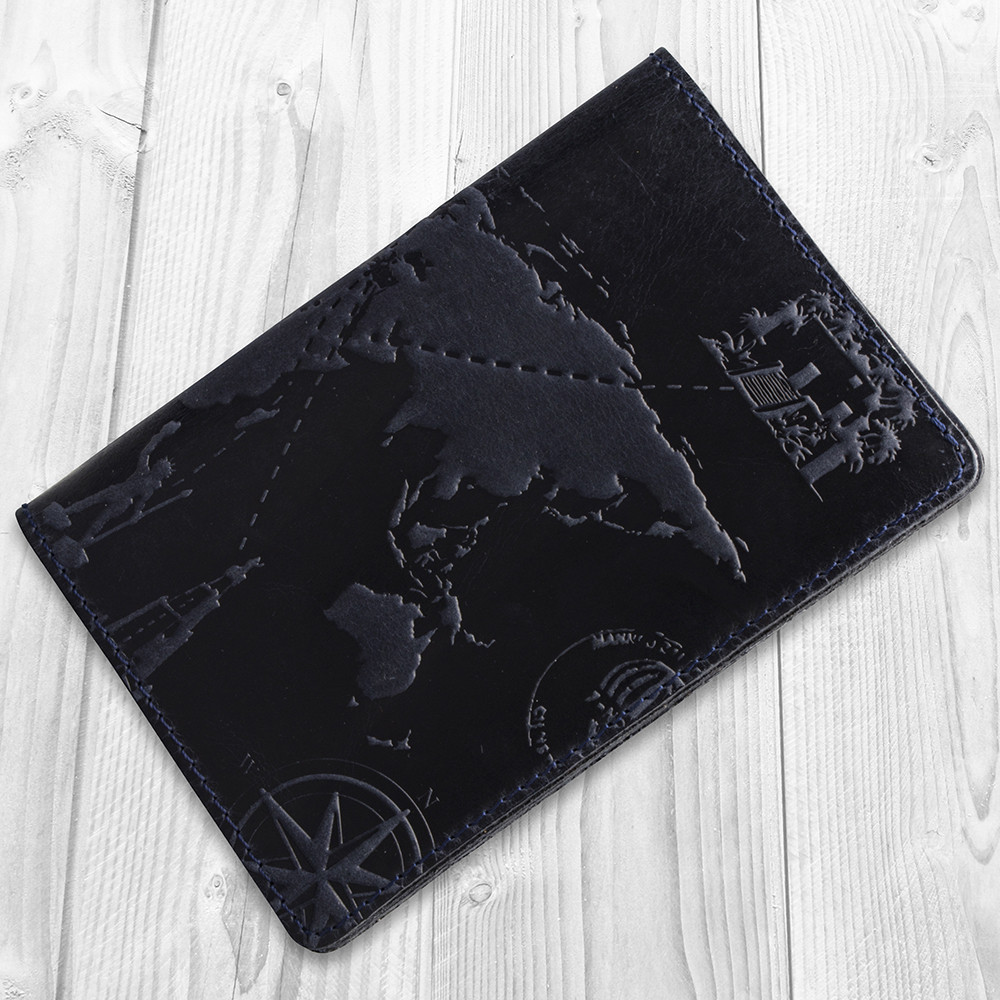

Обложка-органайзер для документов HiArt AD-01-S19-4013-T002 Shabby Ink "7 wonders of the world"
