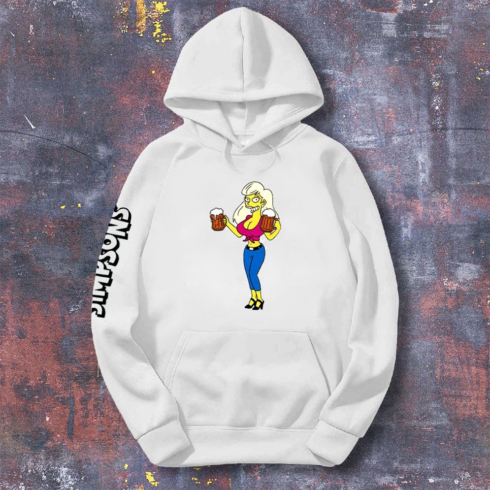 

Худи A SHO Симпсоны  белый, Худи A SHO Симпсоны L белый