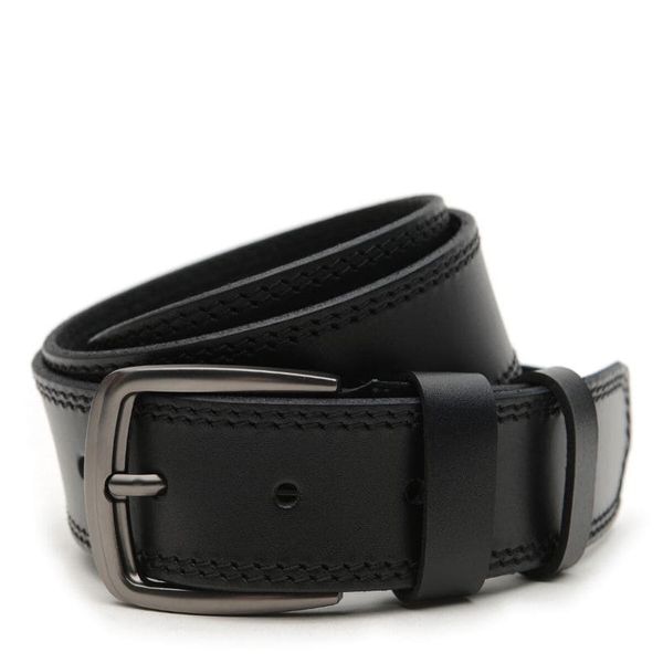 

Кожаный мужской ремень V1115GX24-black