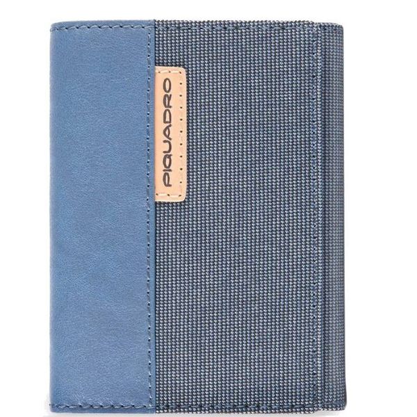 

Кошелек из кожи и текстиля Piquadro BLADE/Blue PU4455BL_AV