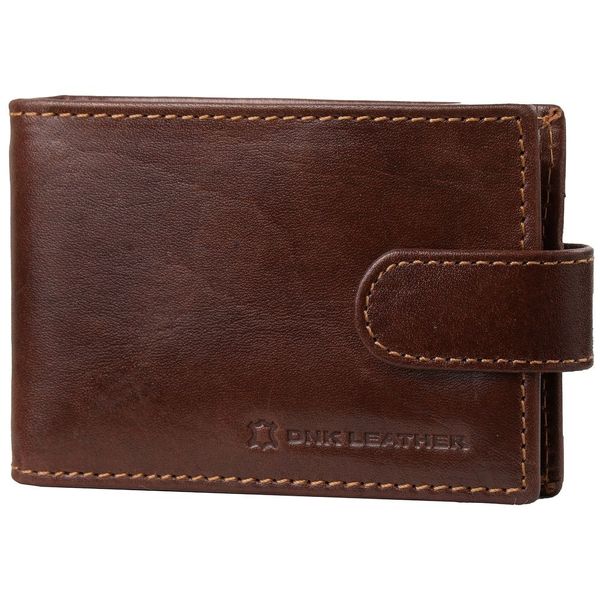 

Визитница кожаная мужская DNK LEATHER DNKTW-02-VT-brown