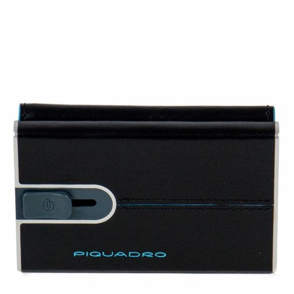 

Кредитница-кошелёк с выдвижным механизмом Piquadro BL SQUARE/Black PP4891B2R_N