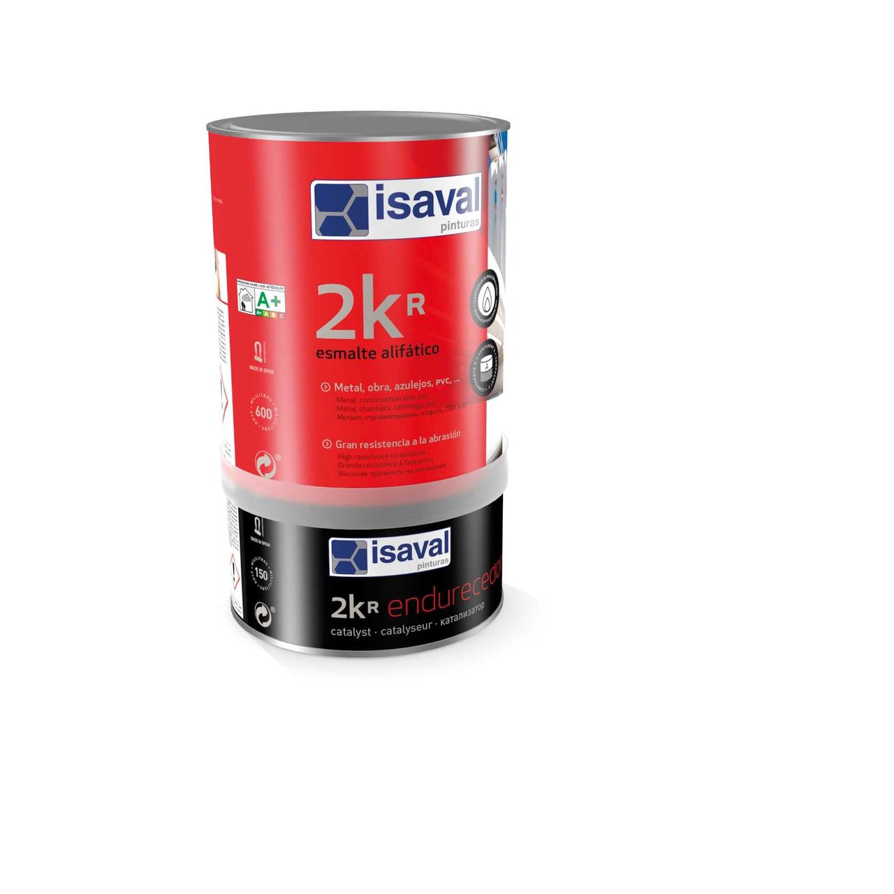 

Двухкомпонентная полиуретановая краска Isaval 2 КР - лак 0.75 л Белый