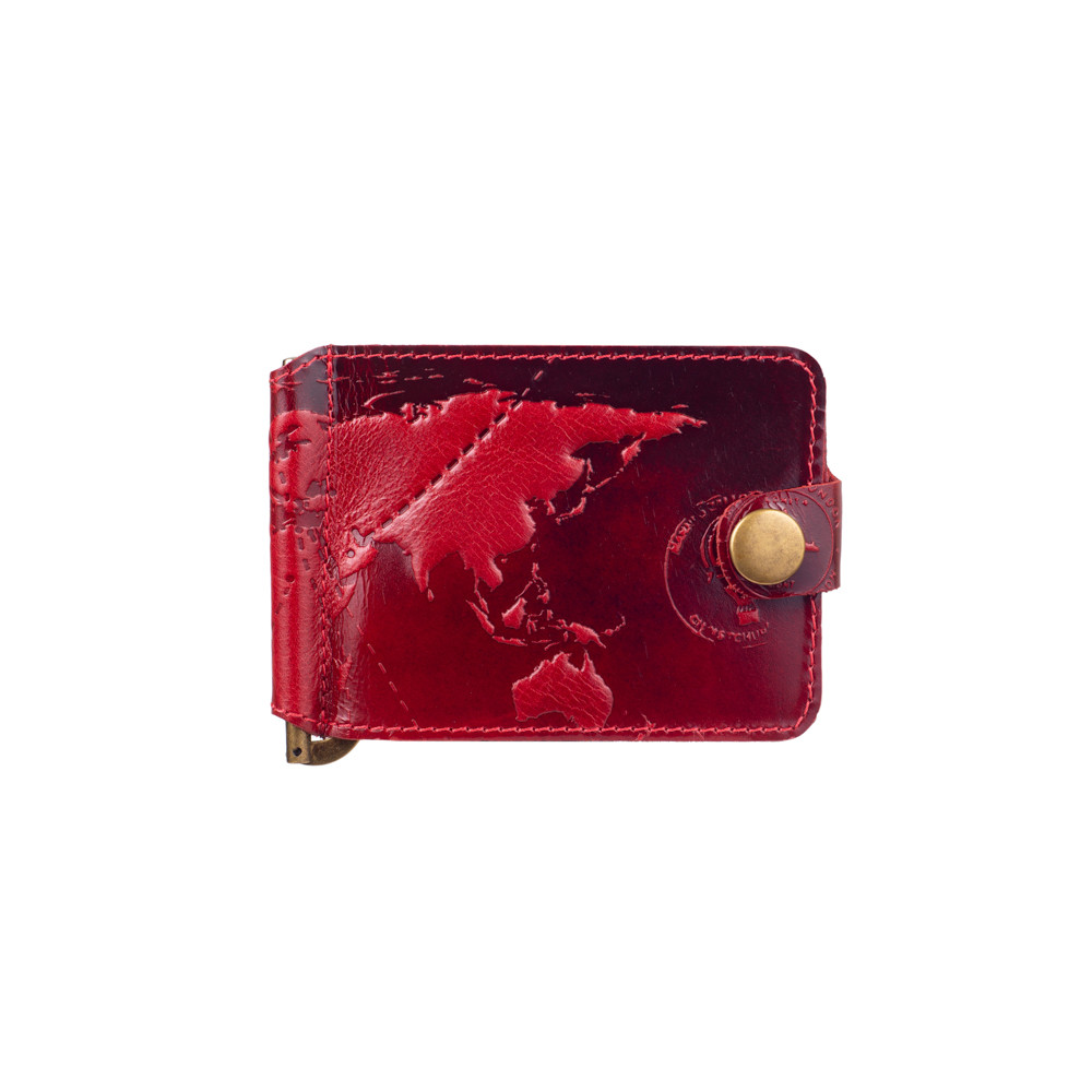 

Зажим для денег HiArt MC-01-C19-1652-T002 Crystal Red "7 wonders of the world"